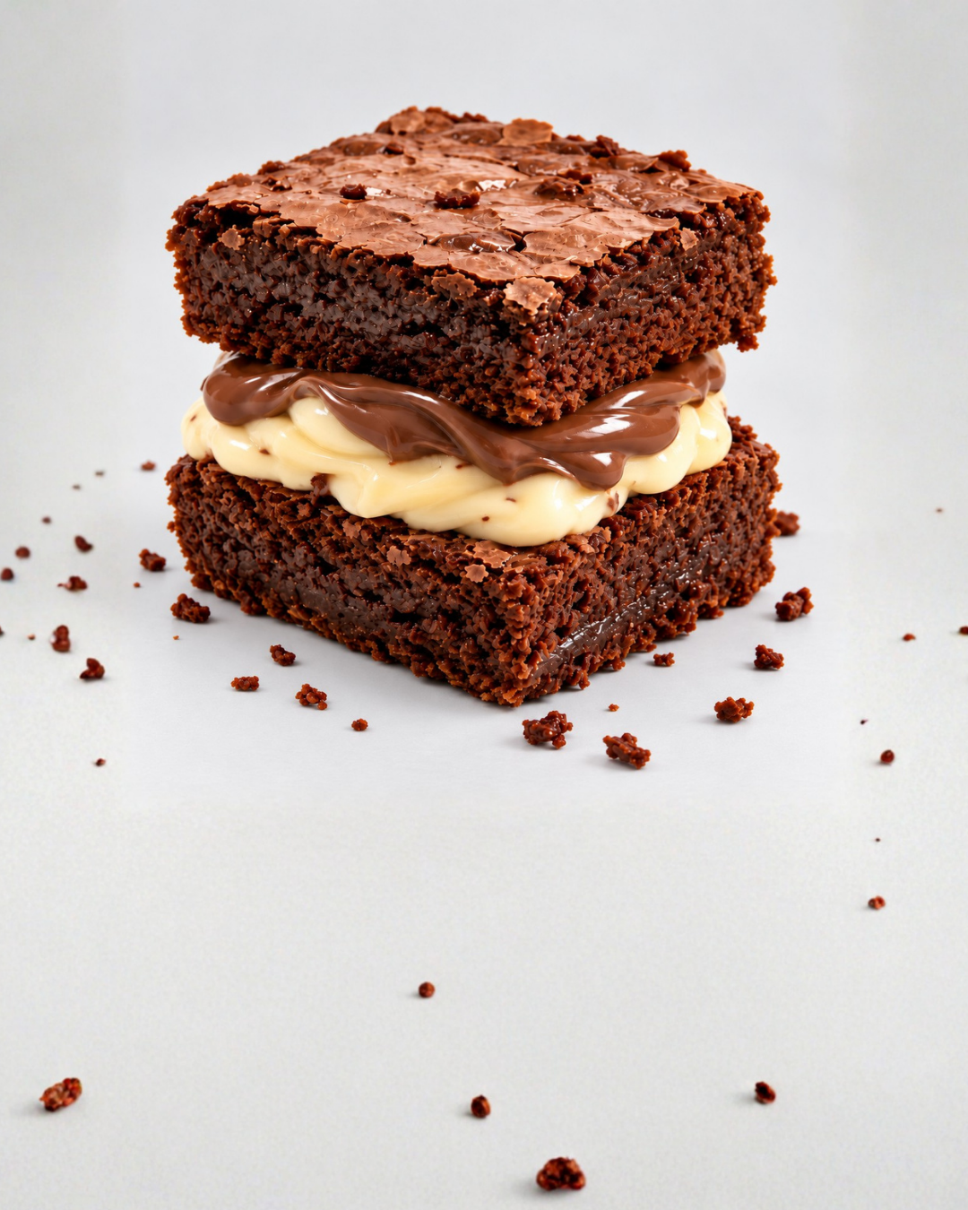 Brownie de Ninho com Nutella